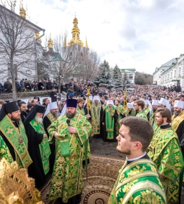 Тисячі вірних на чолі з Блаженнішим вшанували всіх святих Києво-Печерської Лаври