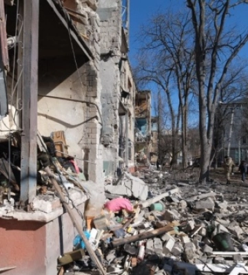 Зеленський показав наслідки влучання російської ракети у Краматорську