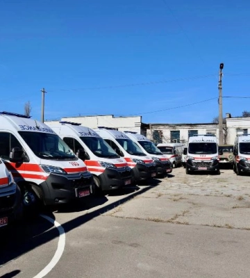 Медзаклади Одеської області забезпечили автівками швидкої допомоги