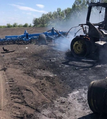 В Ізюмському районі на міні підірвався тракторист