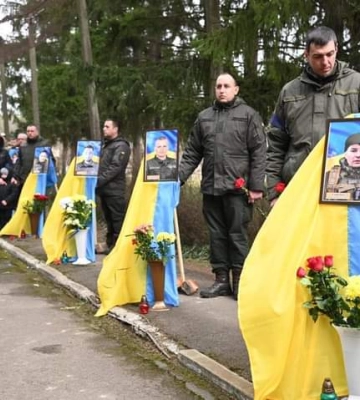 На Рівненщині вшанували пам&#039;ять нацгвардійців, яких торік в Антополі вбили рашисти