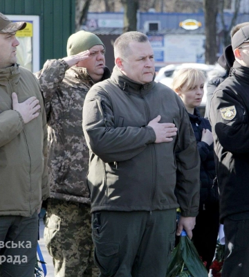 У Дніпрі вшанували пам’ять українських добровольців