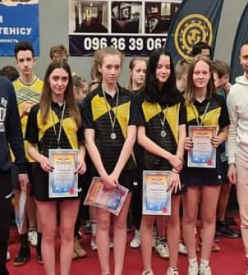 П’ять медалей здобули криворожанки на Чемпіонаті України з настільного тенісу