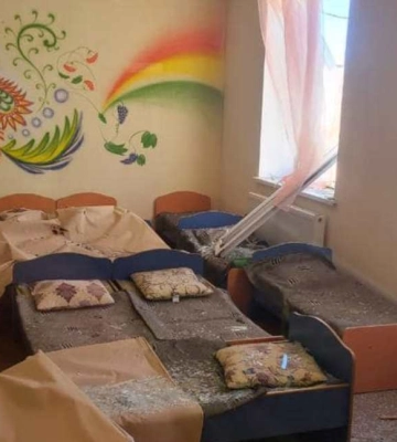 Під час ракетної атаки на Одещину постраждав дитячий садочок у курортній Затоці