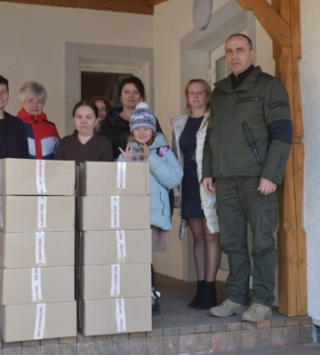 На Івано-Франківщині сім’ям внутрішніх переселенців роздали допомогу