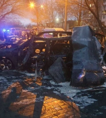 В Мелитополе «народные мстители» подорвали авто коллаборанта – погиб «начальник» городского транспорта (фото, видео)