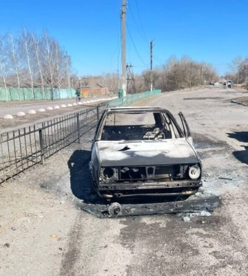 У Харківській області знищено російський склад боєприпасів