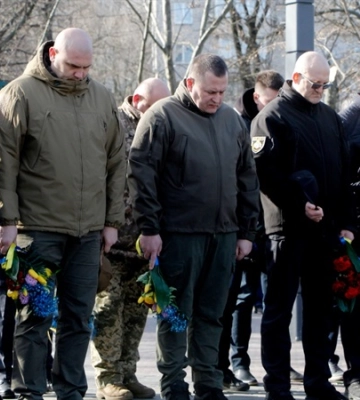 У Дніпрі вшанували пам’ять українських добровольців