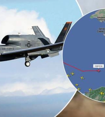 США направили в Черное море новый дрон RQ-4 Global Hawk: за ним следят тысячи человек