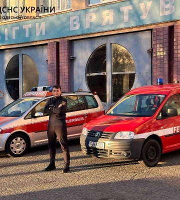Рятувальники Одещини отримали автомобілі від зарубіжних благодійників