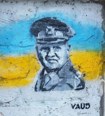В Одесі з’явився портрет відомого військового