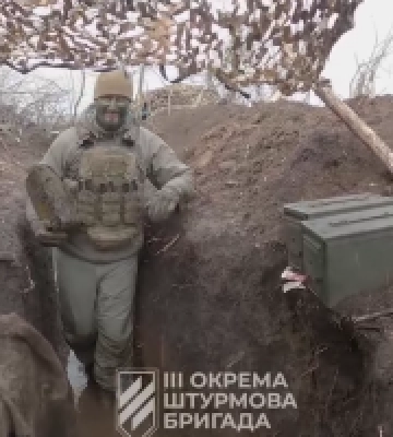 3 ОШБр оприлюднила свіжий ролик про оборону околиць Бахмута