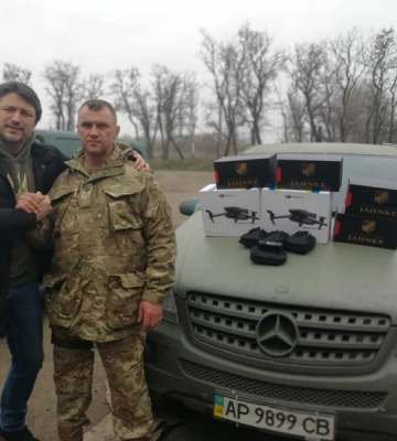 Фонд Сергія притули передав обладнання Луцькому батальйону Волинської бригади тероборони