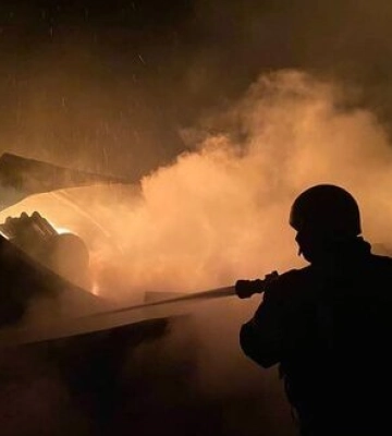 В результате вражеских обстрелов в Константиновке горели жилые дома, - ГСЧС. ФОТОрепортаж
