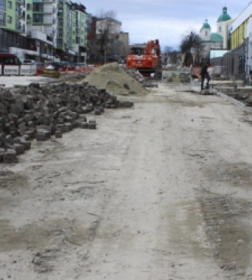 У Львові триває ремонт вулиці Шевченка: що вже зроблено