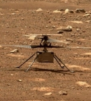 Марсохід NASA зняв на камеру політ гелікоптера Ingenuity (відео)