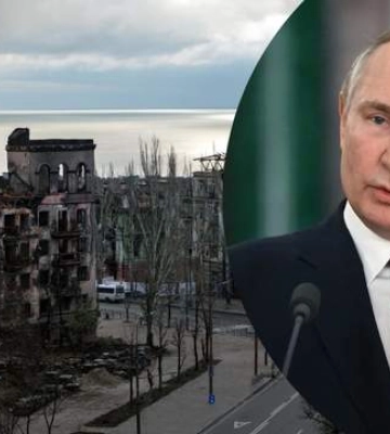 Російська пропаганда заявила, що диктатор Путін відвідав окупований Маріуполь