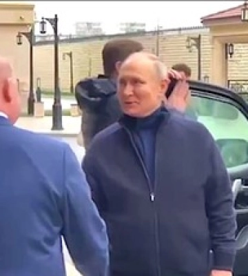 Российская пропаганда заявила про &quot;визит&quot; Путина в Мариуполь