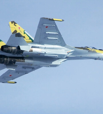 Російські винищувачі Су-35 завдали ракетного удару по Херсонській області