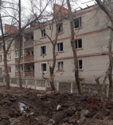 Російські війська завдали удару по Костянтинівці, у місті горять будинки