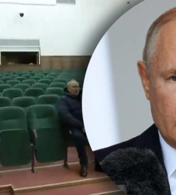 Путіну в Маріуполі показали філармонію, в якій мав бути трибунал над &quot;азовцями&quot;
