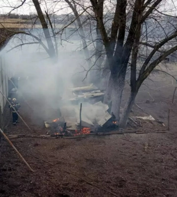 У Дніпровському районі заживо згоріли свійські тварини