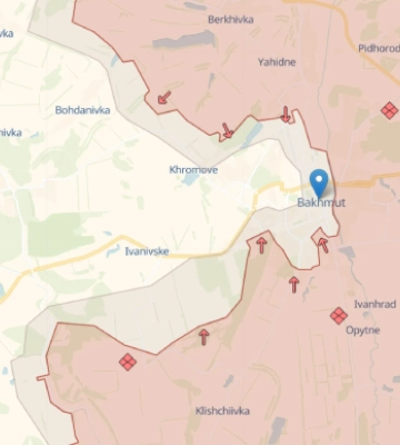 У Сухопутних військах ЗСУ розповіли про атаки та втрати росіян в Бахмуті