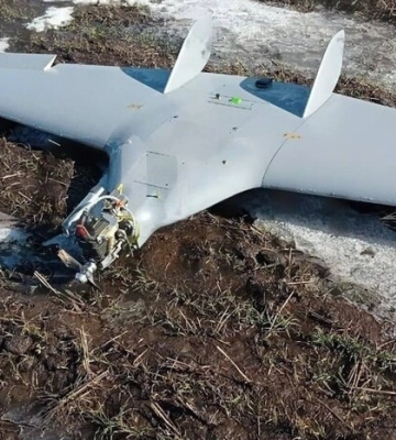 У мережі з’явилися фото і відео дрона, що впав у Тульській області Росії