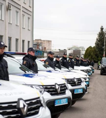 Автопарк поліції Рівненщини поповнився новими автомобілями