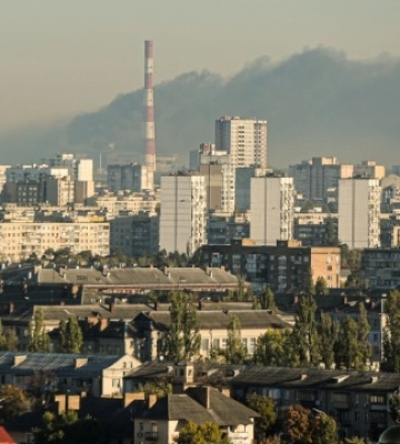 На лівому березі Києва зранку високий рівень забрудненості повітря