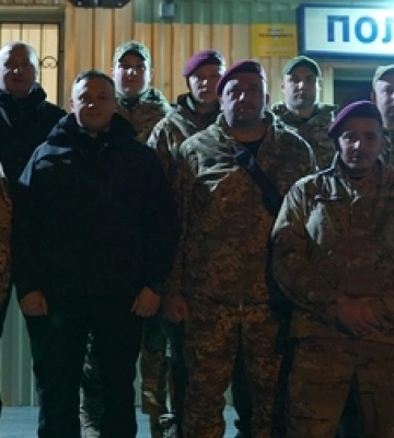 «Лють»: волинські поліцейські-добровольці відправились на бойове злагодження 