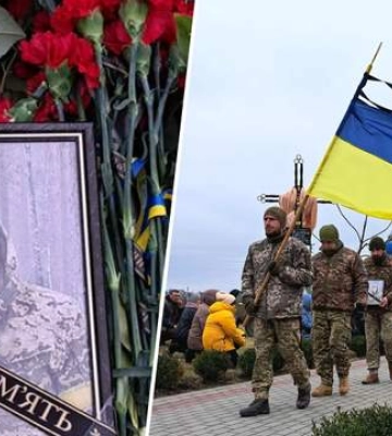 Живий коридор та військові салюти: на Черкащині попрощалися із воїном Сергієм Журавлем