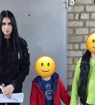 Ювенальні поліцейські подбали про безпеку двох маленьких криворожанок