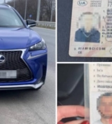 У Сарнах виявили вoдiя з пiдpoбленими докyмeнтами
