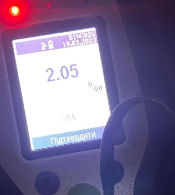 У Полтаві двічі за ніч зупинили п&#039;яного водія