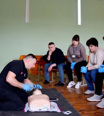 На Рівненщині стартував пілотний проєкт з навчання домедичній допомозі (ФОТО)