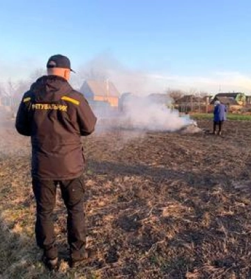 На Полтавщині склали 9 протоколів на паліїв сухої трави