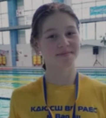 Юна плавчиня з Вараша здобула призове місце на чемпіонаті України