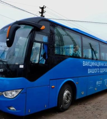 На Одещині запрацювали вакцинальні автобуси