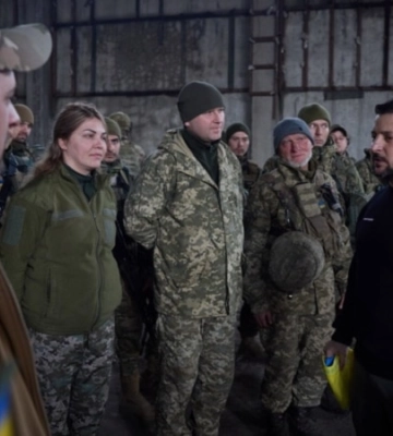 Зеленський відвідав позиції військових на Бахмутському напрямку – ОП