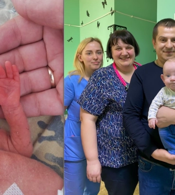 У Сумах виходили 650-грамового хлопчика, який народився на 6-му місці вагістності