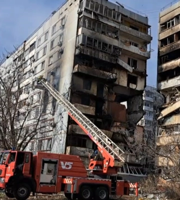 Обстрел дома в Запорожье: в ВС ВСУ объяснили, почему не объявили воздушную тревогу (видео)