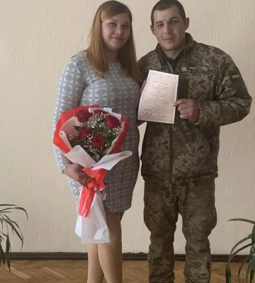 У Луцькому районі одружися військовий