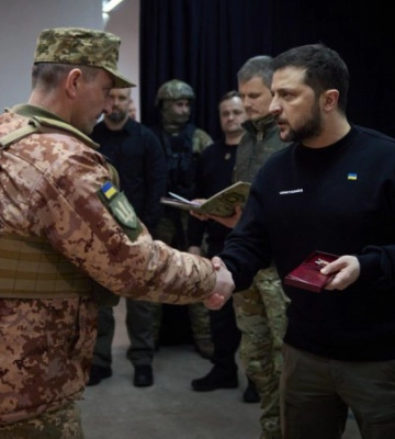 Зеленський нагородив військових, які захищали Харківщину від росіян