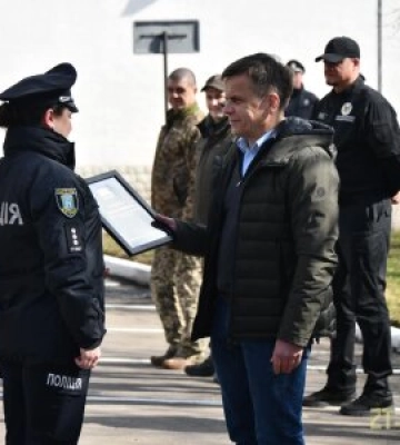 У Житомирі відзначили співробітників патрульної поліції області з нагоди сьомої річниці створення