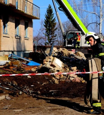 На месте удара в Ржищеве завершен разбор завалов