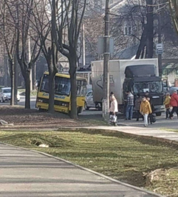 У Дніпрі маршрутка з пасажирами &quot;влетіла&quot; в дерево (Фото)