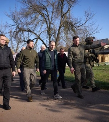 Зеленський приїхав із візитом до Херсонської області