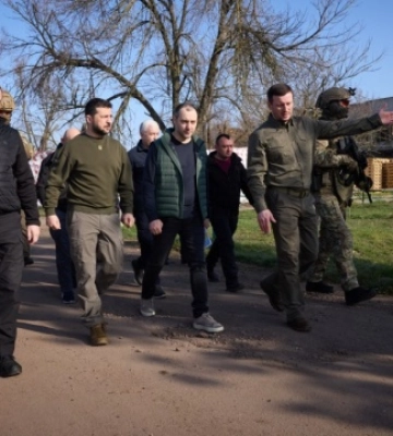 Зеленський відвідав Херсонщину