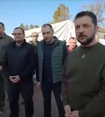 Зеленський приїхав на Херсонщину і дав місцевим жителям обіцянку (відео)